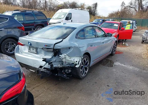 2024 BMW I4 Gran Coupe M50 z USA, uszkodzony, nr VIN WBY33AW08RFT02632